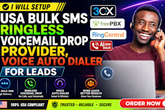 setup freepbx 3cx voip ringcentral ai auto dialer voicemail provider sales leads