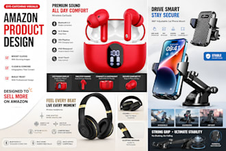 amazon product design, infographics, amazon listing images