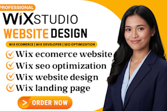design wix studio website redesign wix ecomerce wix developer wix seo wix velo