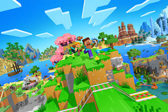 teach japanese words by playing minecraft together