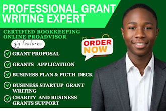 write  grant writing, grant proposal, grant research and grant application
