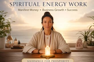 provide spiritual energy work for money business and success manifestation