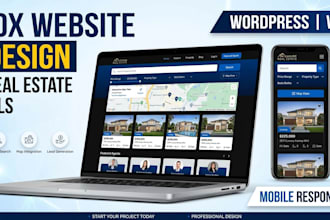 build idx website, design real estate idx website with wordpress, wix, idx mls