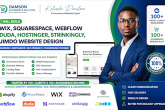 build wix squarespace webflow duda hostinger strinkingly jimdo website design