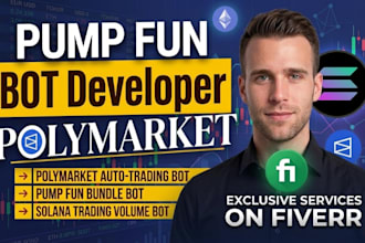 develop pumpfun bots, crypto trading bots, arbitrage, solana bots