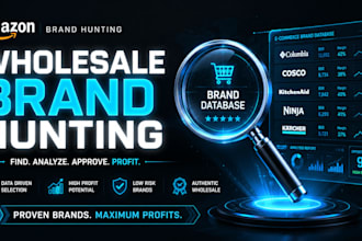 do amazon fba wholesale brand hunting and supplier research