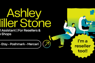 be your virtual assistant for your ebay etsy or reselling business