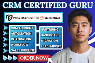 setup practicepanther noloco crm smokeball legal intake automation for law firms