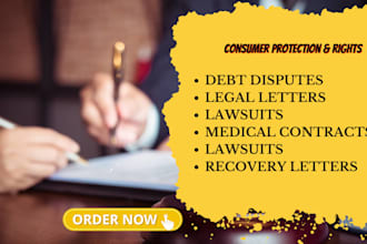do debt collection disputes, credit report issues, and consumer violations