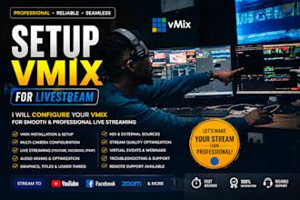 setup vmix for livestream configure your vmix for livestream