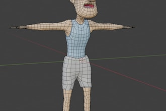 create stylized 3d characters optimized for game engines