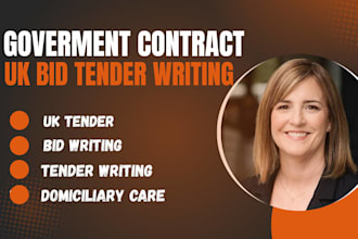 bid uk tender writing homecare domiciliary construction cleaning cqc bid tender