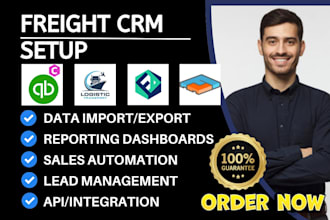 setup freight crm motive gofreight samsara freightview logi magaya leadsend azyr