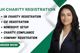 register your UK charity, cic company, cio, and charity commission application