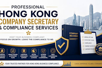 provide hong kong company secretary and annual compliance services