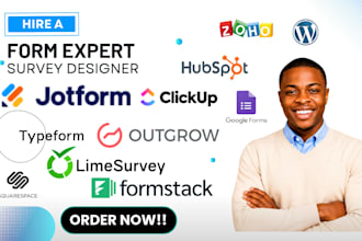 create online fillable form, survey, workflow in jotform, typeform, google forms