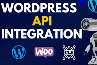 do wordpress development and rest api integration wordpress woocommerce website