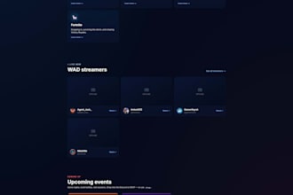 build your custom nextjs or HTML website