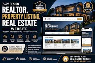 design realtor, property listing, real estate website