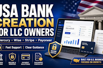 help with USA bank creation for llc owners and non residents