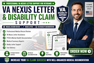 help veterans organize, review, and summarize medical records for stronger VA
