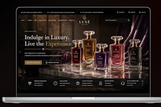 design perfume shopify store perfume website fragrance store cologne store