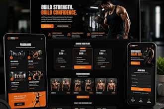 build a fitness website that converts visitors into members
