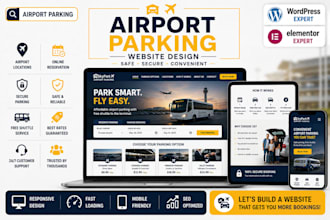 airport parking website, car parking website, parking reservation website