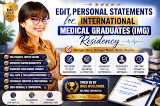 edit personal statements for international medical graduates img residency