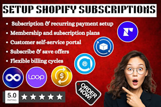 setup shopify subscriptions appstle seal subi recharge loop joy kaching ego