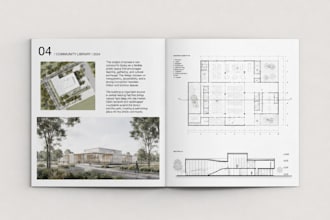 create  architectural presentation boards and layouts