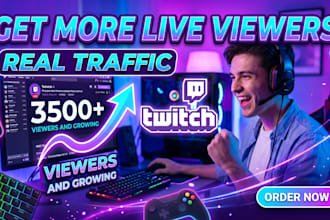 promote your twitch channel and grow real viewers
