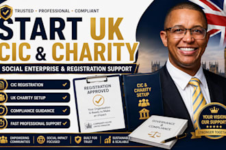 register social enterprise cic and UK charity setup support