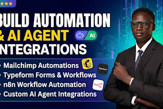 build mailchimp typeform n8n automation ai agent integrations for your business