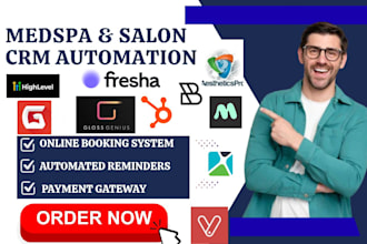 setup glossgenius vagaro boulevard setmore zenoti mindbody fresha medspa crm