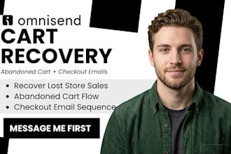 setup omnisend abandoned cart email automation
