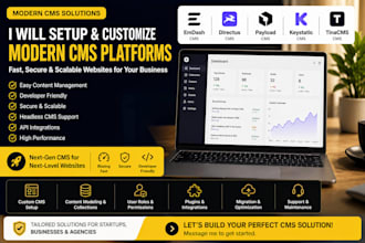 setup emdash cms directus payload cms keystatic and tinacms websites
