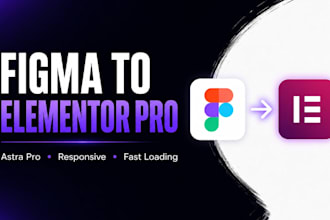 convert figma to elementor pro website using astra pro