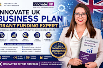 develop a business plan for the innovate UK grants