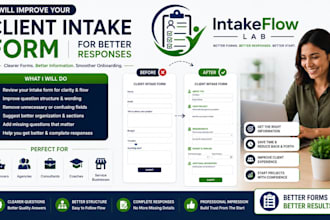 improve your client intake form for better responses