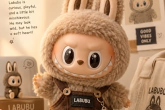 make custom plushies from your original character design labubu stuffed animal