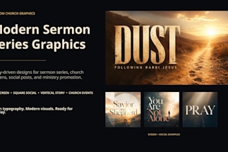 design an awesome sermon series graphic for your church