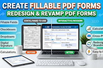 convert your PDF into a fillable PDF form editable invoice template letterhead