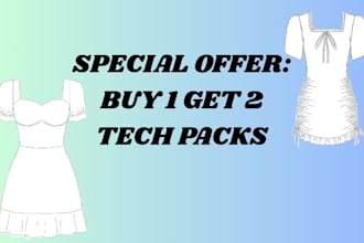 create a factory ready clothing fashion tech pack