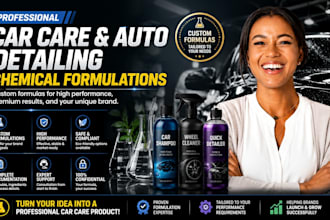 create car care product formula that you want