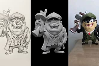 convert 2d image sketch or photo to 3d model stl  3mf file for 3d printing