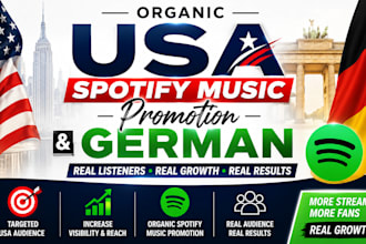 do organic german spotify music promotion USA music promotion