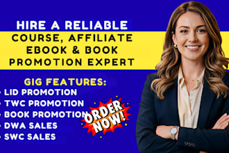 promote your course, master resell rights, digital products and book promotion