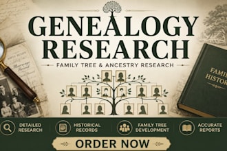trace your ancestry, research your family history, and build your family tree