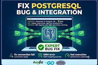setup and integrate database postgresql to your existing app